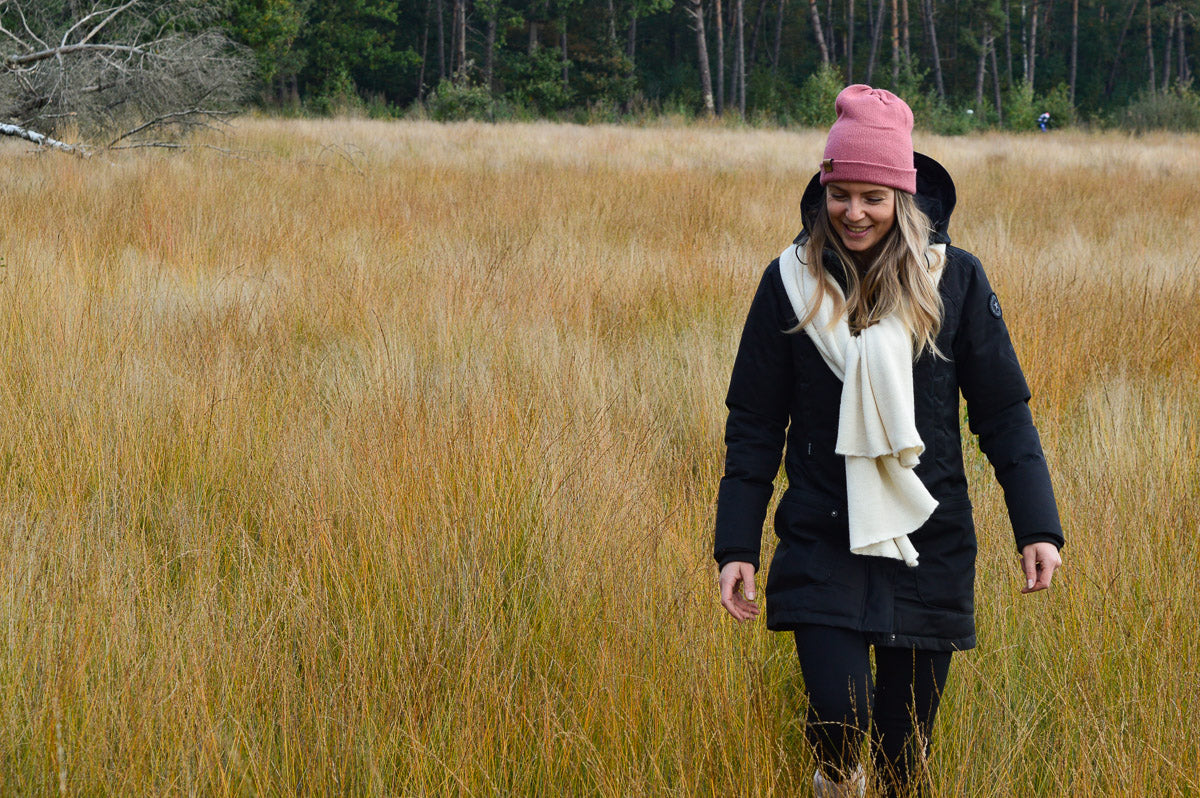 Knitted Hat | Old Roses | 100% Alpaca Wool