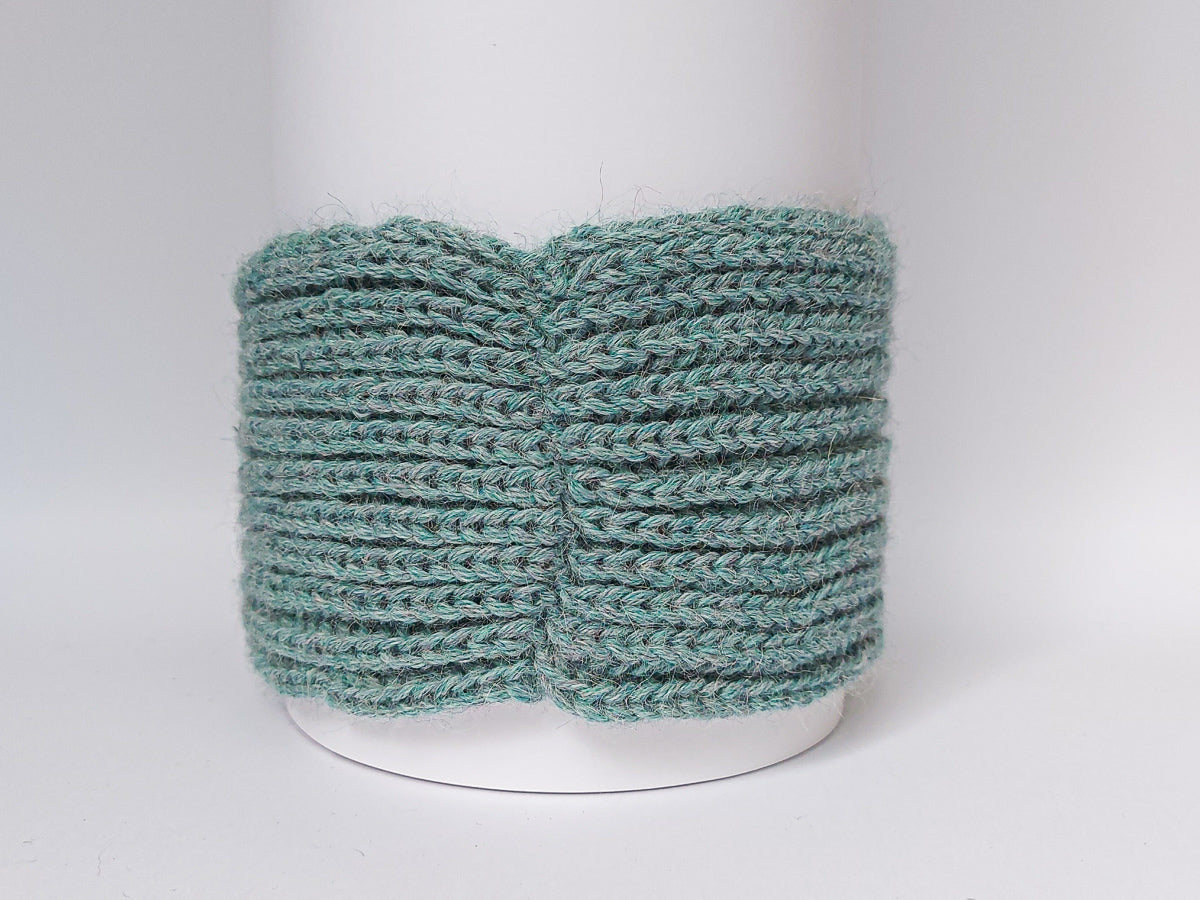 Knitted Headband | Spring Breeze Blue | 100% Alpaca Wool