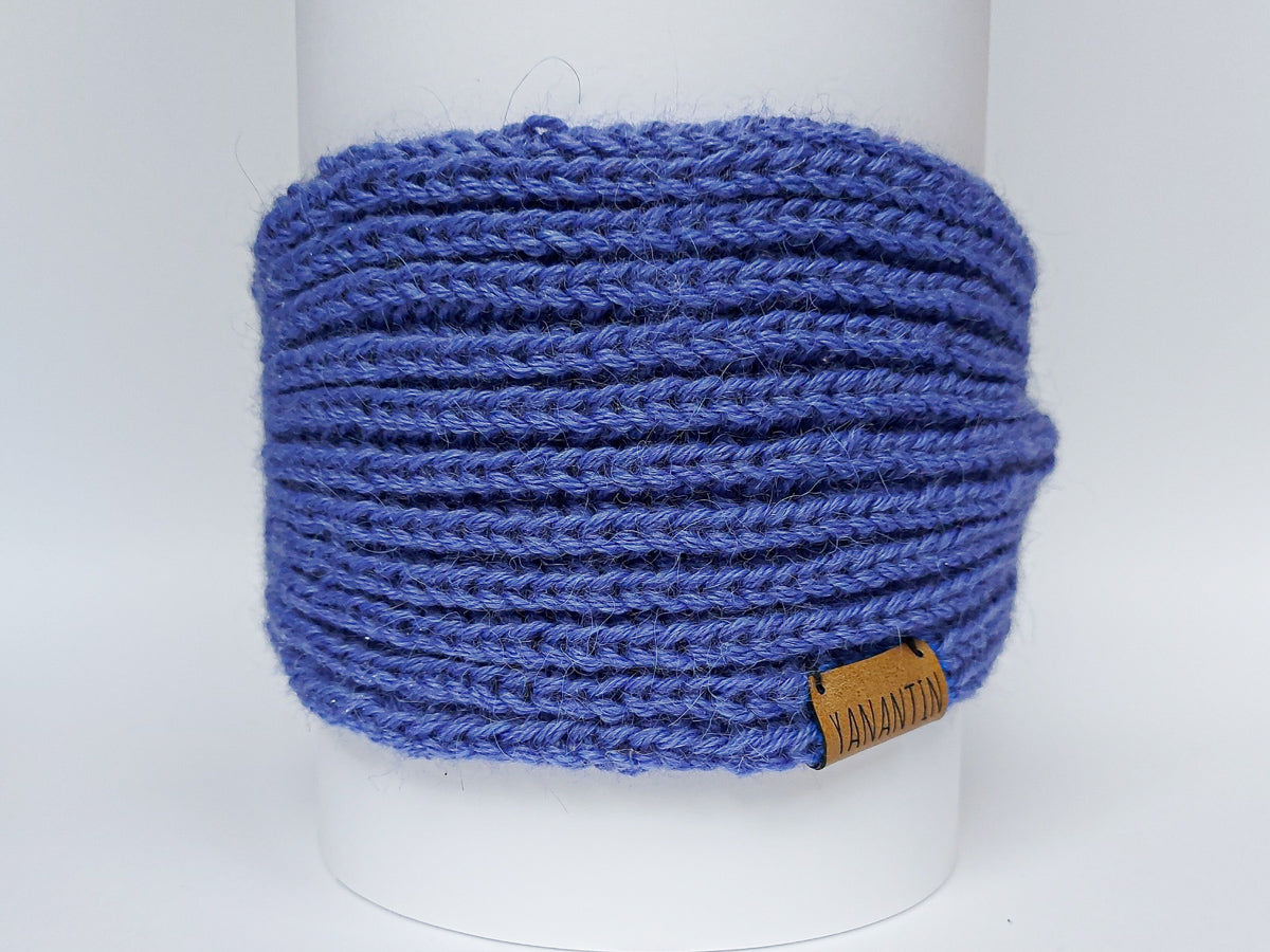 Knitted Headband | Lavender Fields | 100% Alpaca Wool
