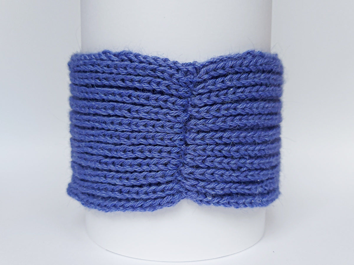 Knitted Headband | Lavender Fields | 100% Alpaca Wool