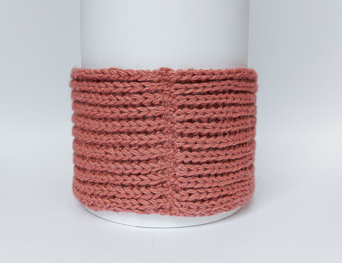 Knitted Headband | Old Roses | 100% Alpaca Wool
