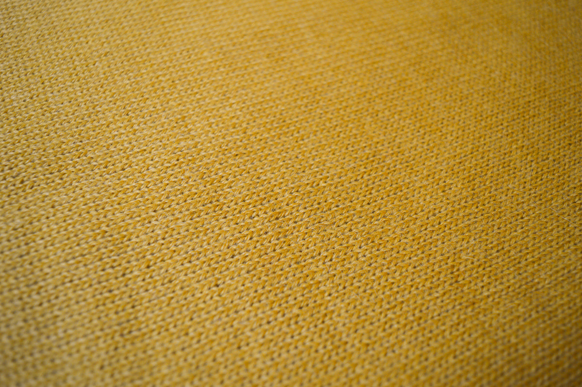 Knitted Scarf | Sunny Ocre | 100% Alpaca Wool