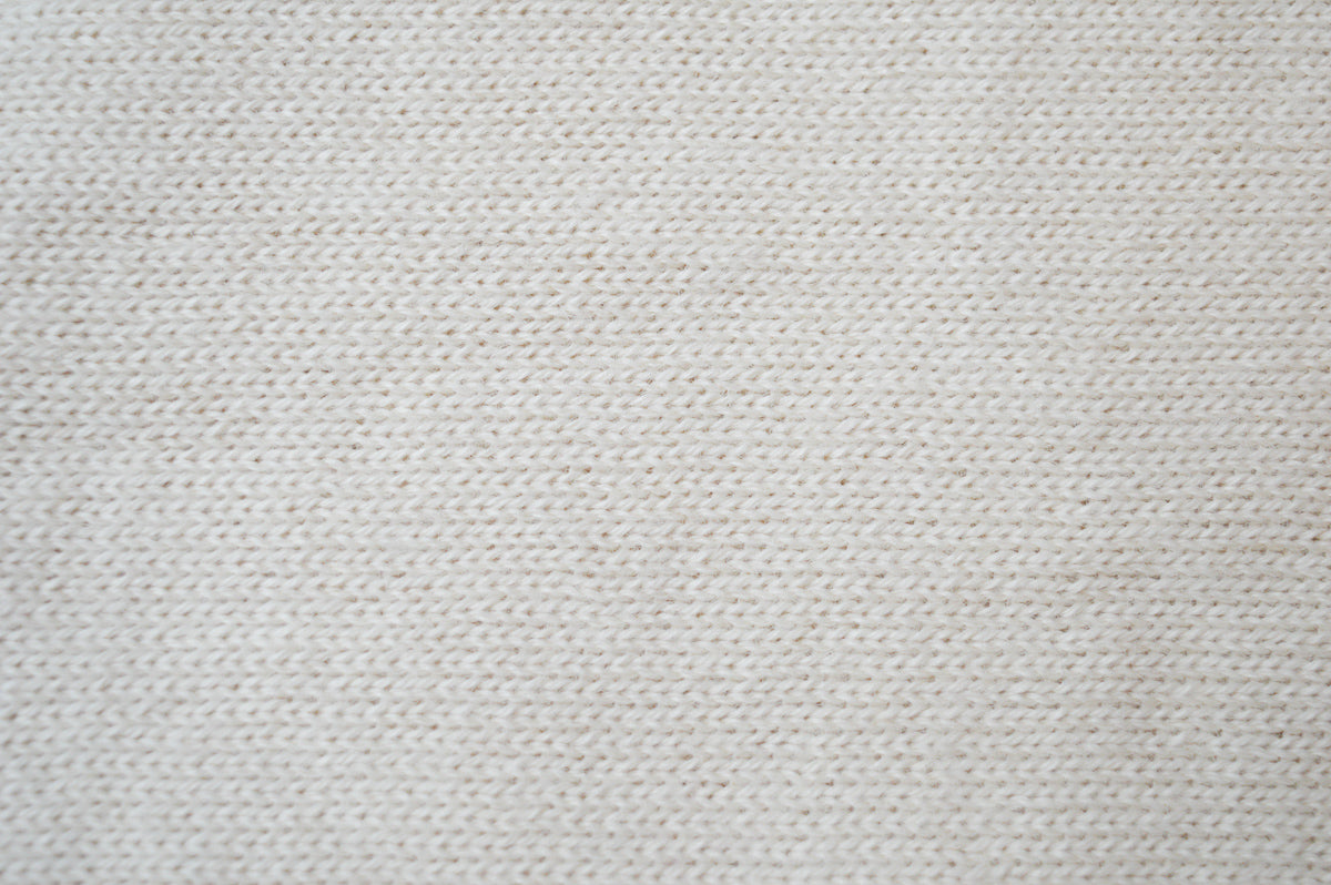 Large Knitted Scarf | White Vanilla | 100% Alpaca Wool