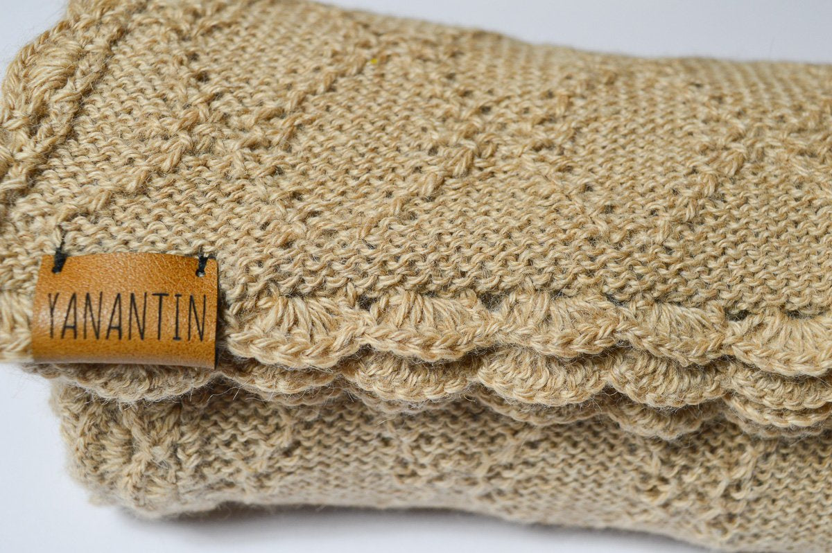 Baby Blanket | 100% Baby Alpaca Wool | Baby Bear