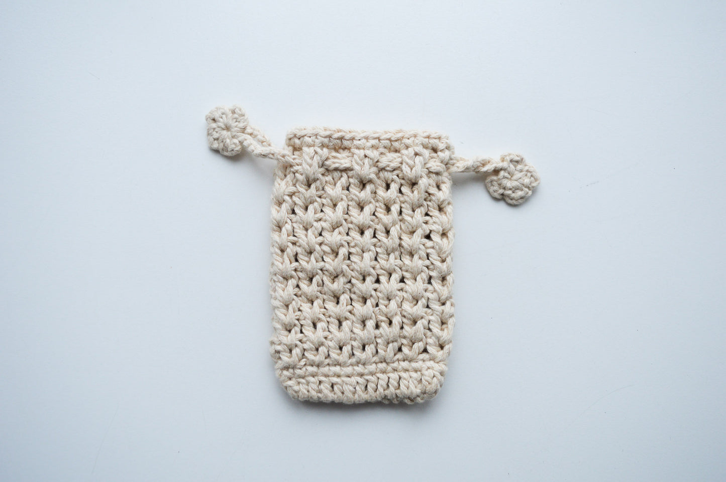 Soap Bag | Hand-Crocheted | 100% Organic Cotton