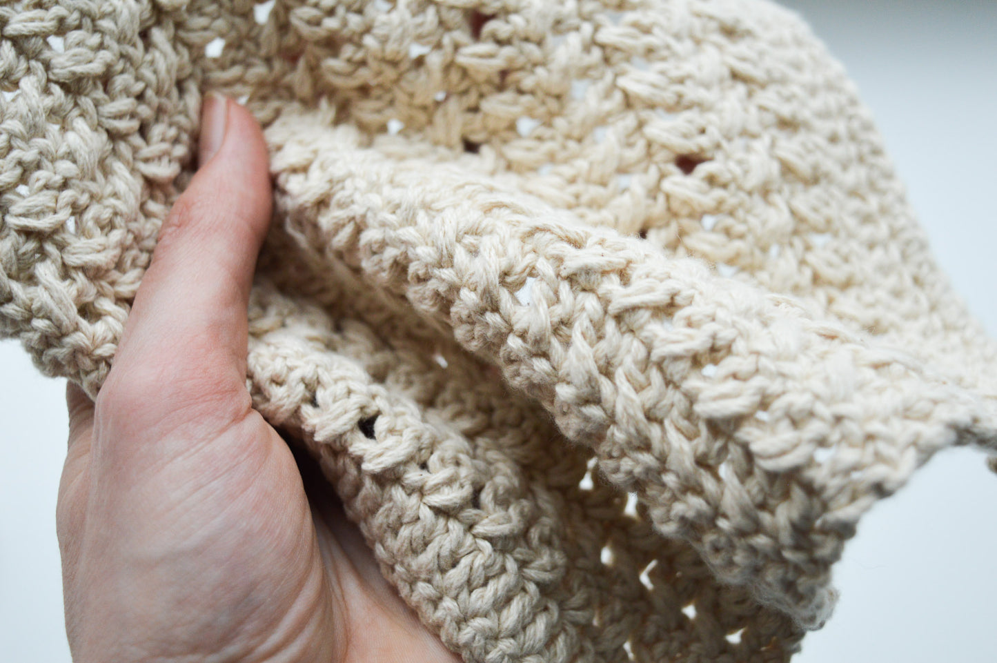 Face Cloth | Hand-Crocheted | 100% Organic Cotton