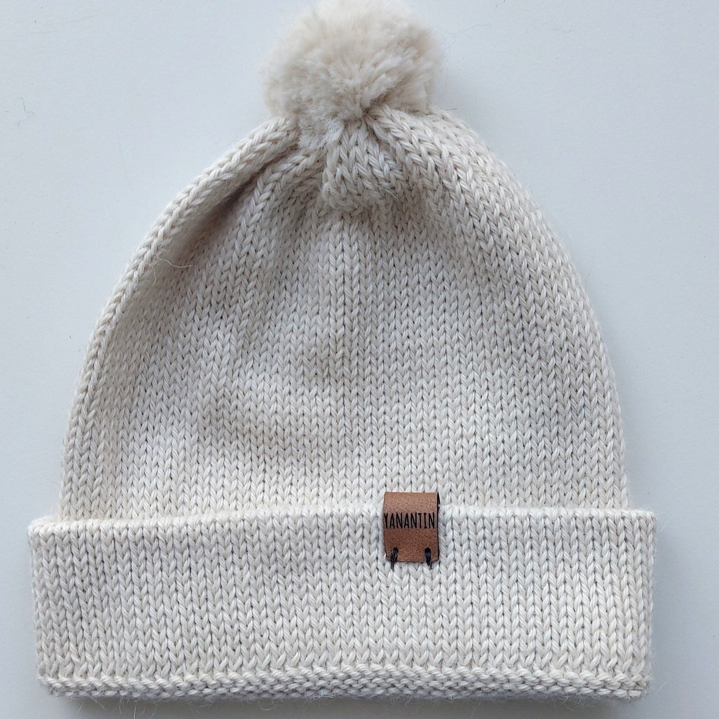 Baby Hat | 100% Baby Alpaca Wool | 3-6 Months | Baby Pastel