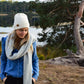 Knitted Hat | White Vanilla | 100% Alpaca Wool