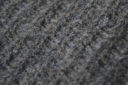 Extra Large Scarf | Midnight Black | Baby Alpaca & Merino Wool Blend | Loosely Knitted