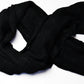 Extra Large Scarf | Midnight Black | Baby Alpaca & Merino Wool Blend | Loosely Knitted