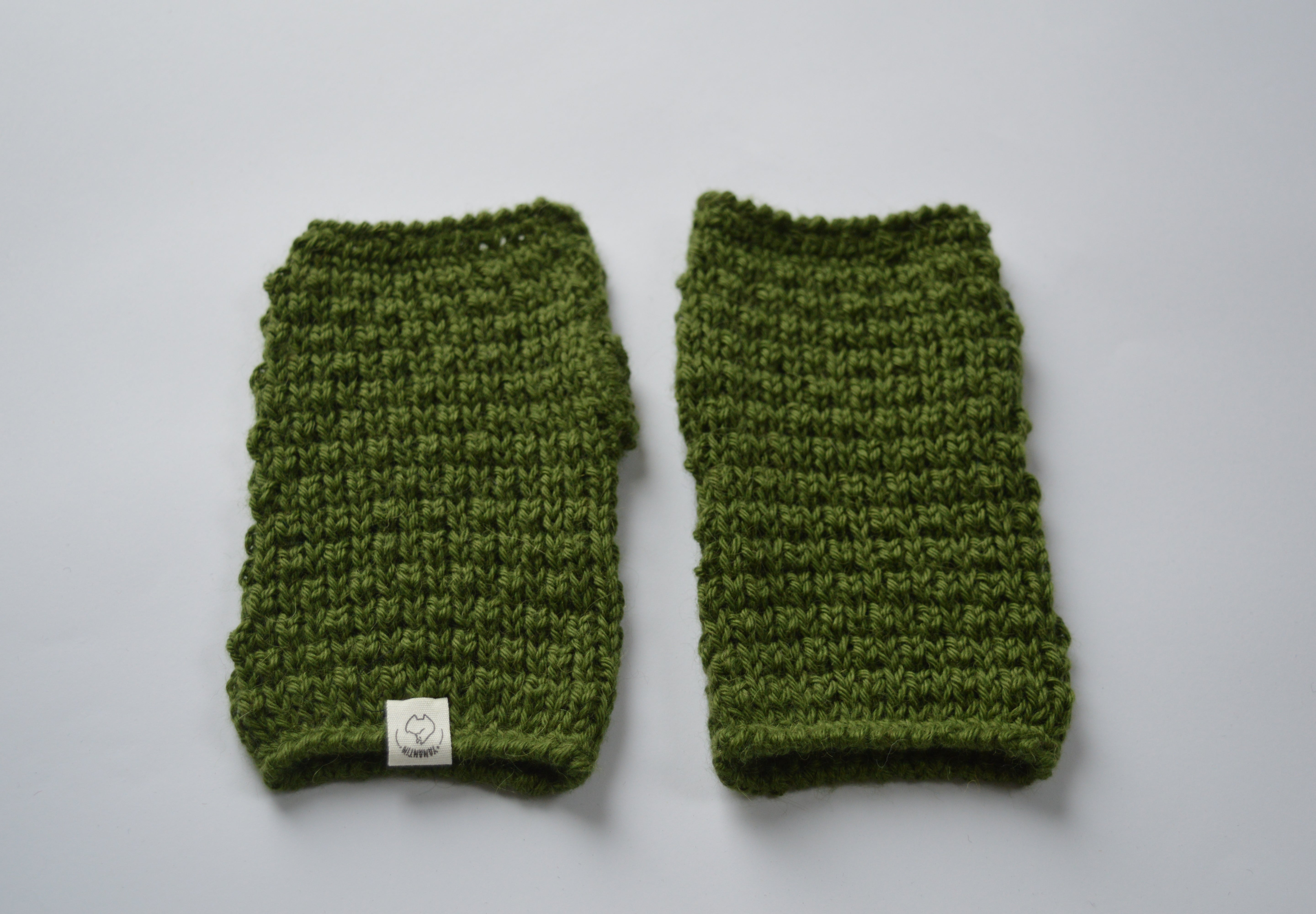 Fingerless Mittens | 100% Baby Alpaca | Fine-Knit Look