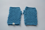Fingerless Mittens | 100% Baby Alpaca | Fine-Knit Look