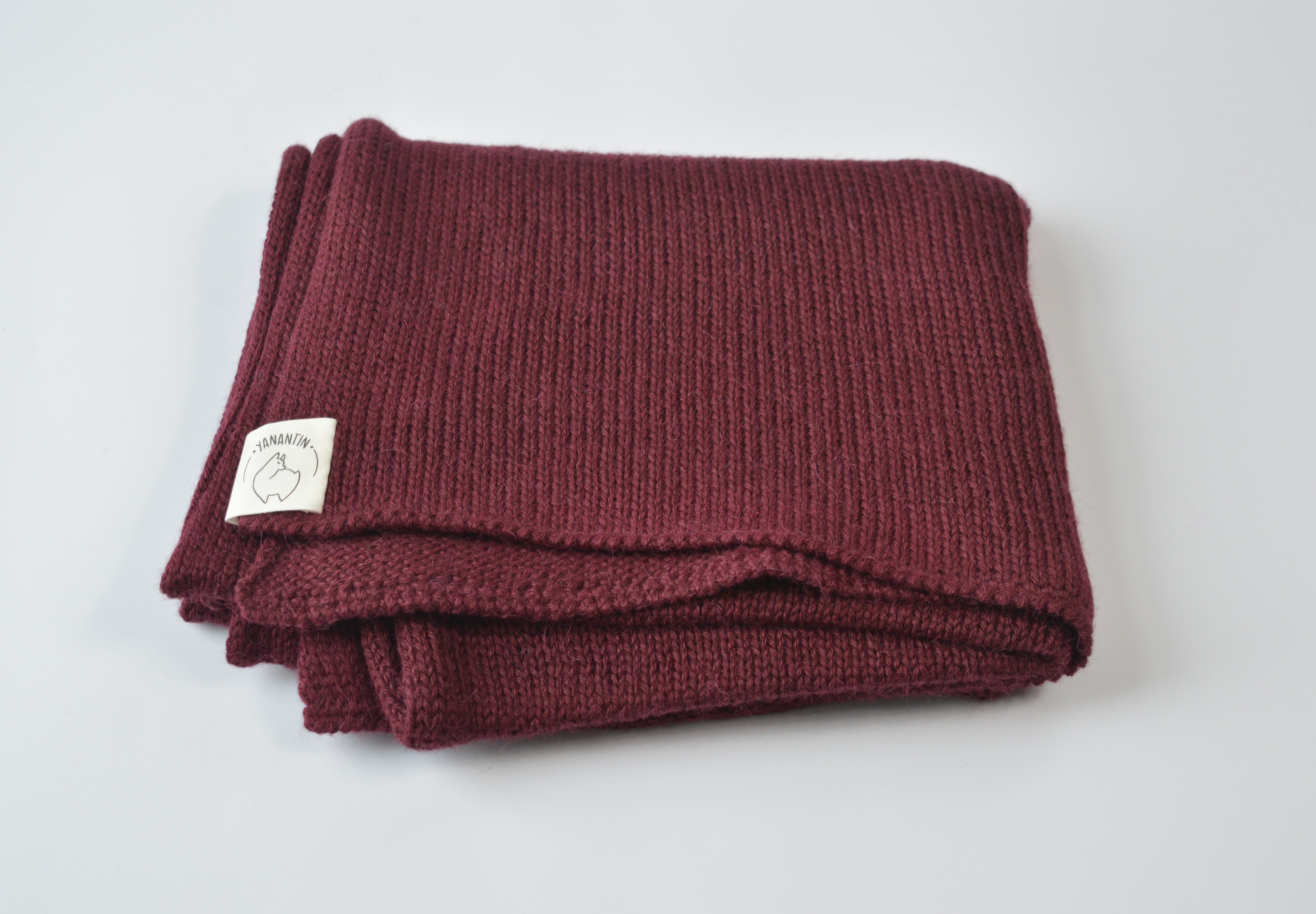 Knitted Scarf | 100% Baby Alpaca | Extra Large