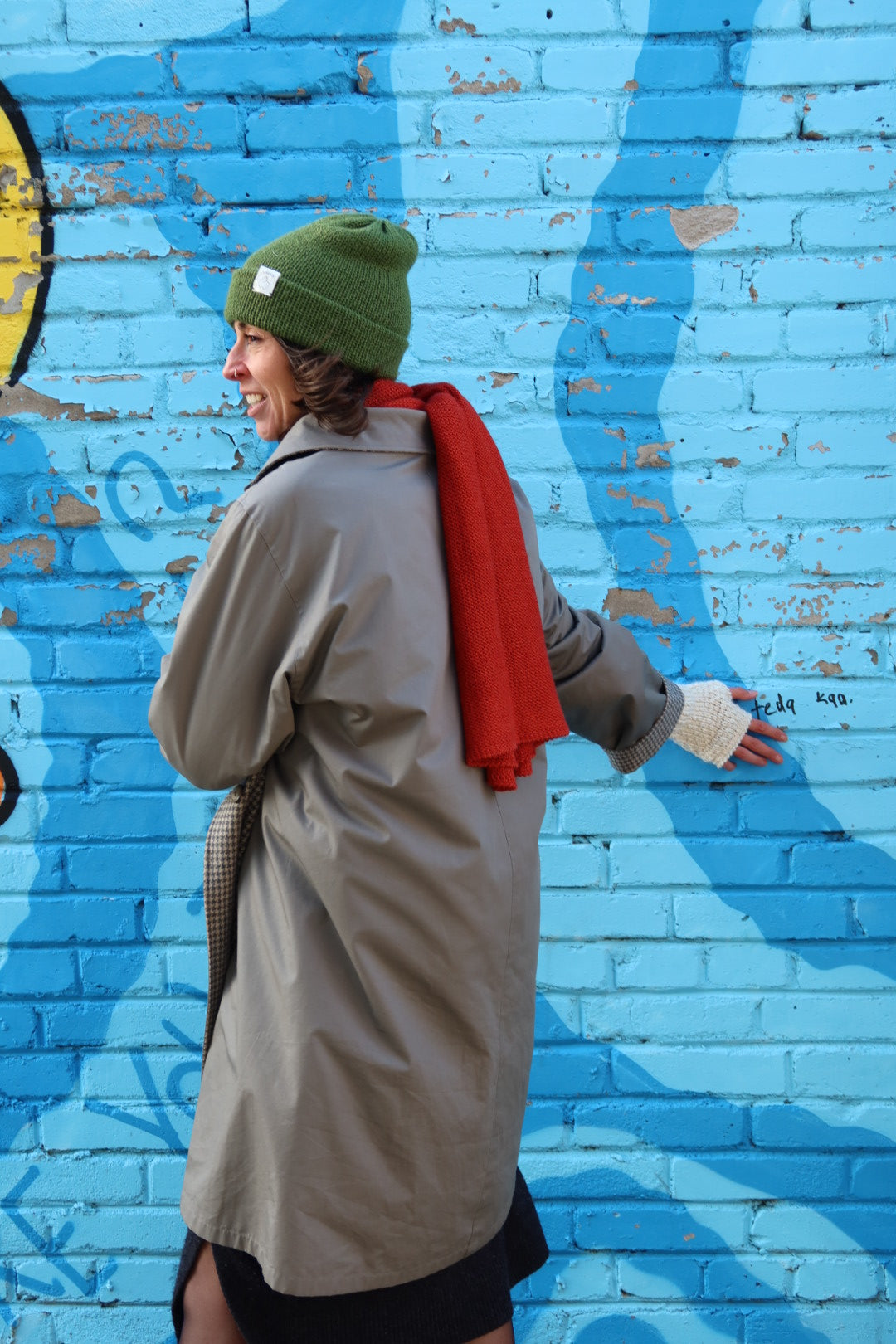 Fingerless Mittens | 100% Baby Alpaca | Fine-Knit Look