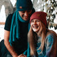 Knitted Hat | Steel Blue | 100% Alpaca Wool