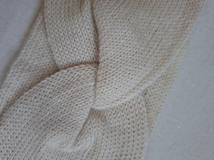 Finely Knitted Headband | 100% Alpaca Wool