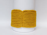 Large Knitted Headband | Sunny Ocre | 100% Alpaca Wool
