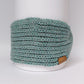 Knitted Headband | Spring Breeze Blue | 100% Alpaca Wool