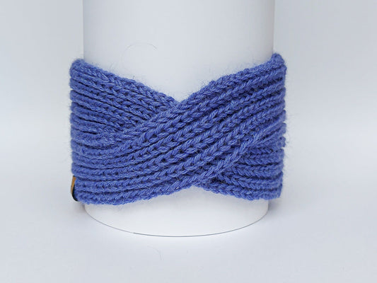 Knitted Headband | Lavender Fields | 100% Alpaca Wool