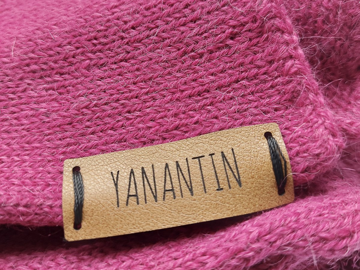 Knitted Scarf | Funky Fuchsia | 100% Alpaca Wool