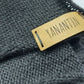 Knitted Scarf | Midnight Black | 100% Alpaca Wool