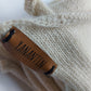 Knitted Scarf | White Vanilla | 100% Alpaca Wool