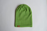 Knitted Hat | Grasshopper Green | 100% Alpaca Wool