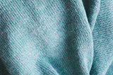 Extra Large Knitted Scarf | Spring Breeze Blue | 100% Alpaca Wool