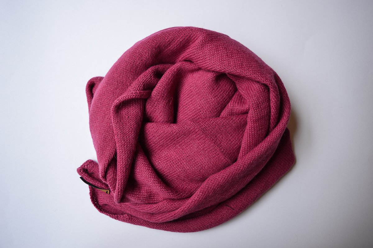 Knitted Scarf | Funky Fuchsia | 100% Alpaca Wool