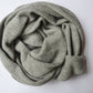 Knitted Scarf | Silvery Grey | 100% Alpaca Wool