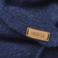 Chunky Scarf | Navy Blue | Baby Alpaca & Merino Wool Blend | Extra Large Size