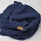 Chunky Scarf | Navy Blue | Baby Alpaca & Merino Wool Blend | Extra Large Size