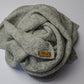 Chunky Scarf | Silvery Grey | Baby Alpaca & Merino Wool Blend | Extra Large Size