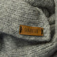 Chunky Scarf | Silvery Grey | Baby Alpaca & Merino Wool Blend | Extra Large Size