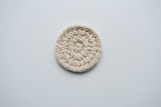 Cotton Pads | Hand-Crocheted | 100% Organic Cotton