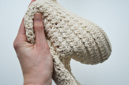 Face Cloth | Hand-Crocheted | 100% Organic Cotton