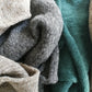Chunky Scarf | Navy Blue | Baby Alpaca & Merino Wool Blend | Extra Large Size