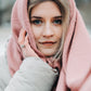 Knitted Scarf | Old Roses | 100% Alpaca Wool