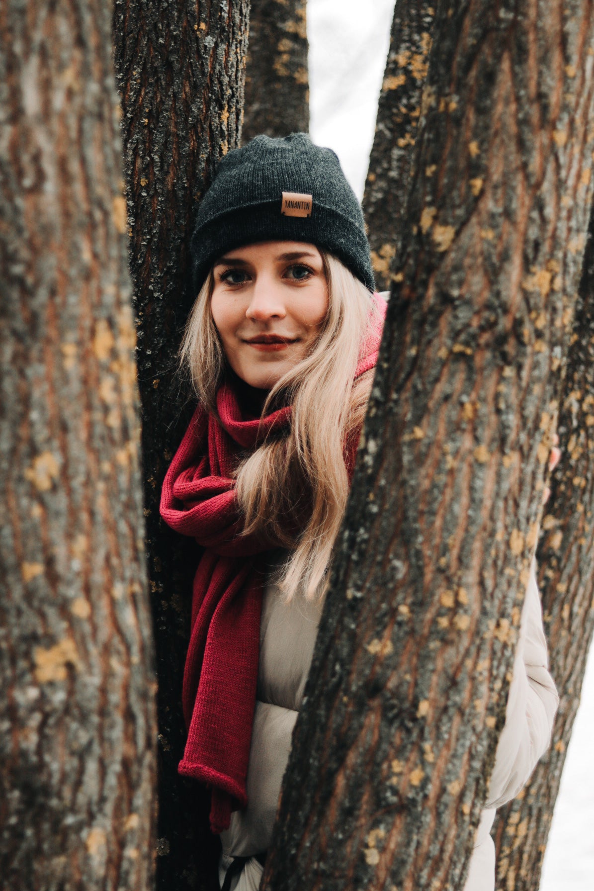 Knitted Scarf | Funky Fuchsia | 100% Alpaca Wool